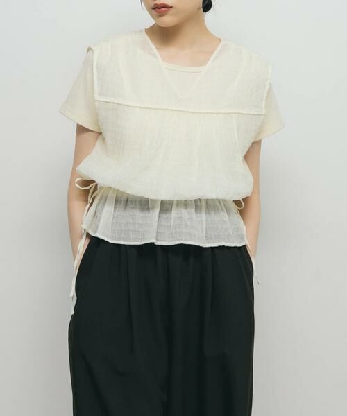 KBF / ケービーエフ シャツ・ブラウス | 2WAYノースリーブブラウス | 詳細20