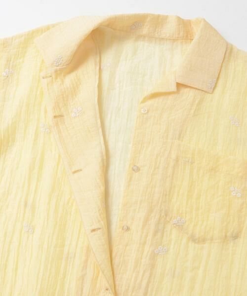 KBF / ケービーエフ シャツ・ブラウス | エンブロイダリーシアーシャツ | 詳細8