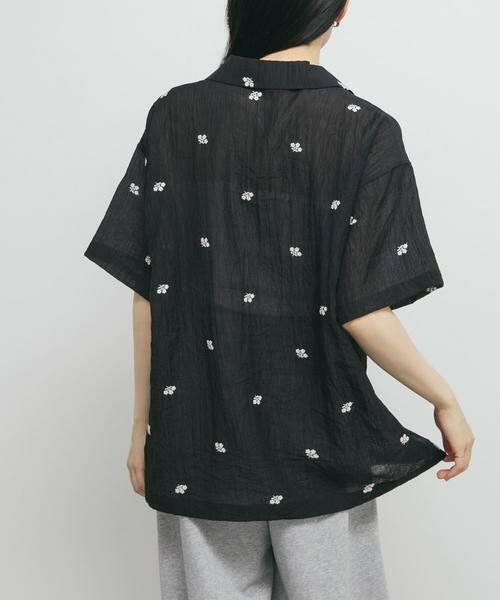 KBF / ケービーエフ シャツ・ブラウス | エンブロイダリーシアーシャツ | 詳細23