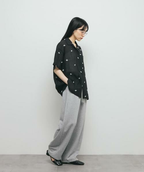 KBF / ケービーエフ シャツ・ブラウス | エンブロイダリーシアーシャツ | 詳細25