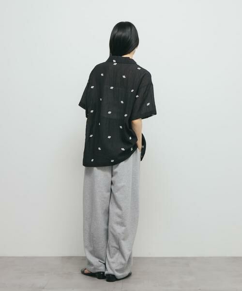 KBF / ケービーエフ シャツ・ブラウス | エンブロイダリーシアーシャツ | 詳細26