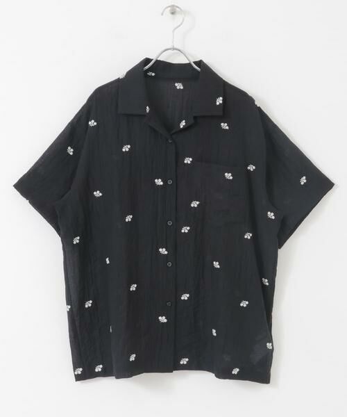 KBF / ケービーエフ シャツ・ブラウス | エンブロイダリーシアーシャツ | 詳細27