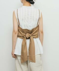 KBF / ケービーエフ シャツ・ブラウス | ビスチェSETピンタックシャツ