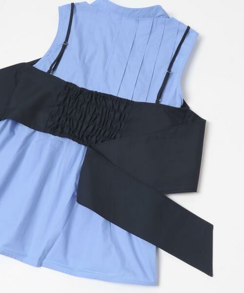 KBF / ケービーエフ シャツ・ブラウス | ビスチェSETピンタックシャツ | 詳細6