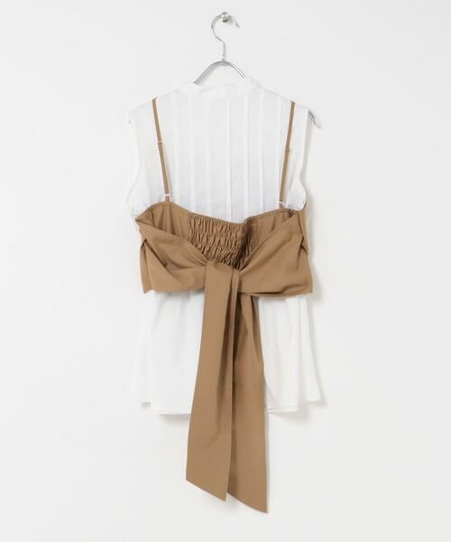 KBF / ケービーエフ シャツ・ブラウス | ビスチェSETピンタックシャツ | 詳細16