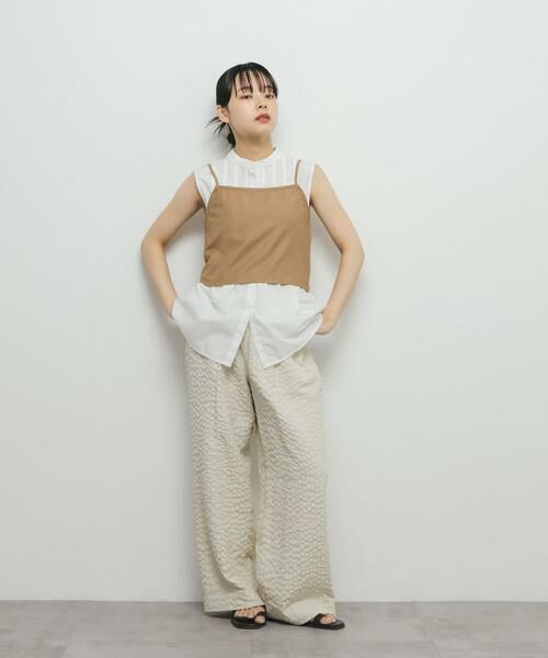 KBF / ケービーエフ シャツ・ブラウス | ビスチェSETピンタックシャツ | 詳細10