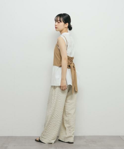 KBF / ケービーエフ シャツ・ブラウス | ビスチェSETピンタックシャツ | 詳細12