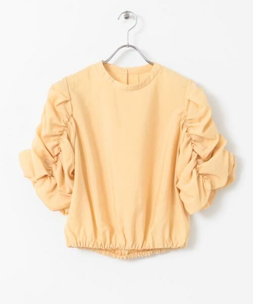 KBF / ケービーエフ シャツ・ブラウス | シャーリングスリーブブラウス | 詳細8
