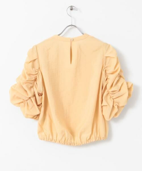 KBF / ケービーエフ シャツ・ブラウス | シャーリングスリーブブラウス | 詳細9