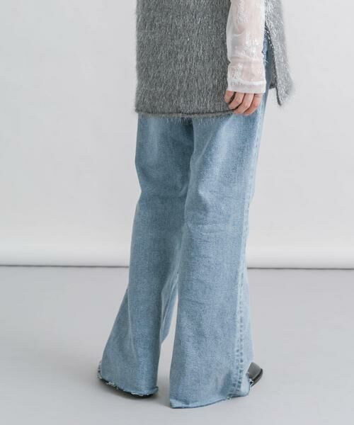 KBF / ケービーエフ デニムパンツ | 『34サイズ/低身長向けも展開』ストレッチフレアデニム | 詳細1