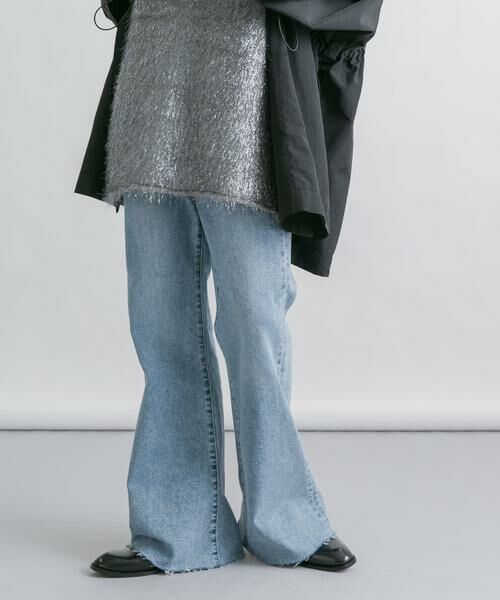KBF / ケービーエフ デニムパンツ | 『34サイズ/低身長向けも展開』ストレッチフレアデニム | 詳細11