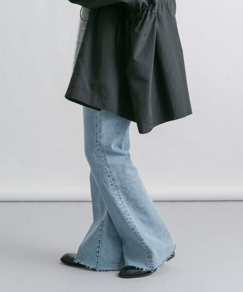 KBF / ケービーエフ デニムパンツ | 『34サイズ/低身長向けも展開』ストレッチフレアデニム | 詳細12