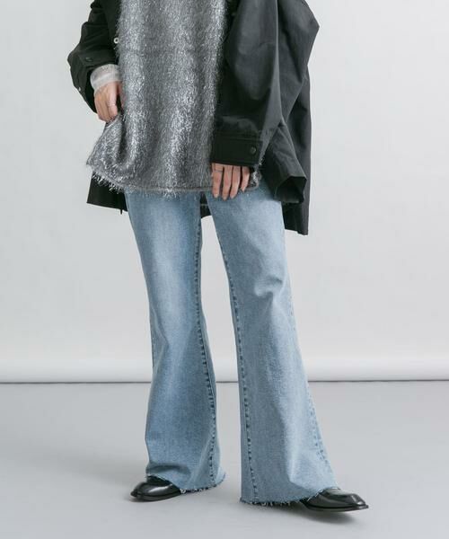 KBF / ケービーエフ デニムパンツ | 『34サイズ/低身長向けも展開』ストレッチフレアデニム | 詳細13