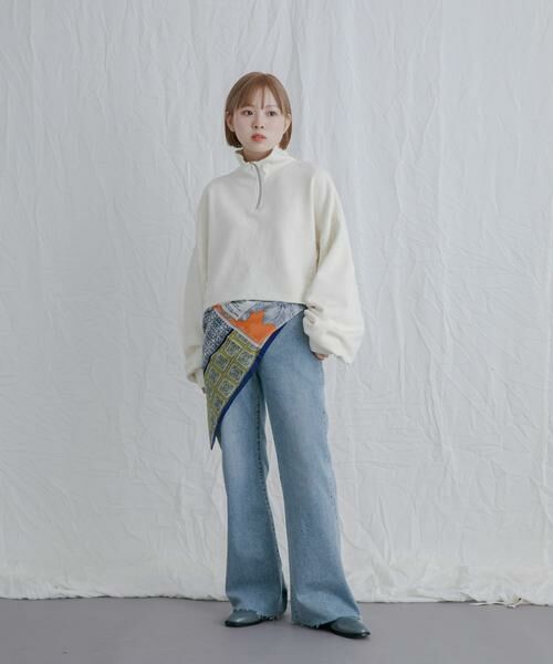 KBF / ケービーエフ デニムパンツ | 『34サイズ/低身長向けも展開』ストレッチフレアデニム | 詳細14