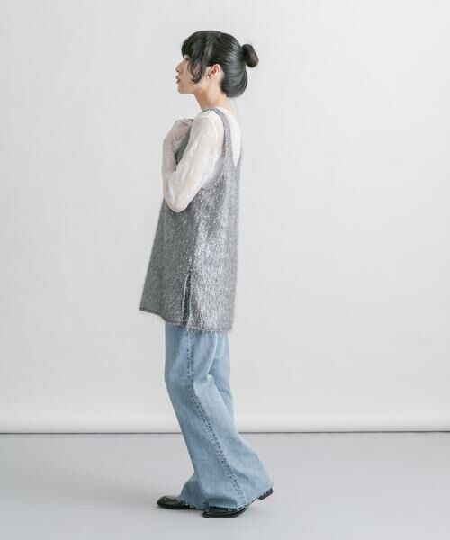 KBF / ケービーエフ デニムパンツ | 『34サイズ/低身長向けも展開』ストレッチフレアデニム | 詳細3