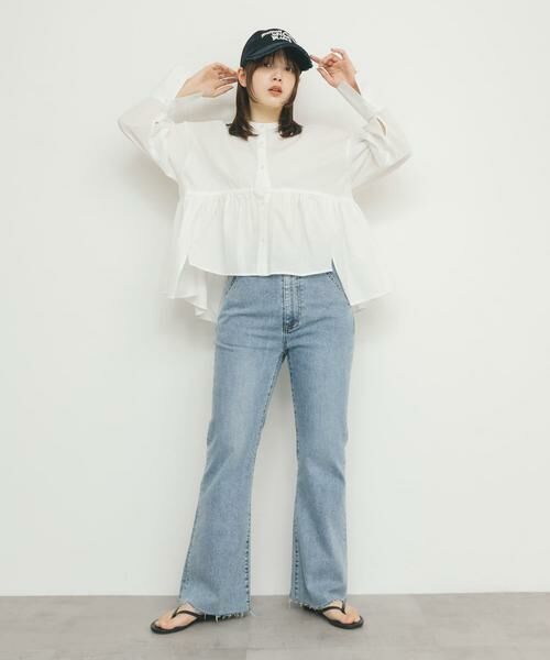 KBF / ケービーエフ デニムパンツ | 『34サイズ/低身長向けも展開』ストレッチフレアデニム | 詳細8