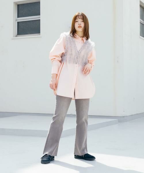 KBF / ケービーエフ デニムパンツ | 『34サイズ/低身長向けも展開』ストレッチフレアデニム | 詳細22