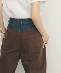 KBF / ケービーエフ その他パンツ | 『2サイズ展開』バイカラーコクーンパンツ