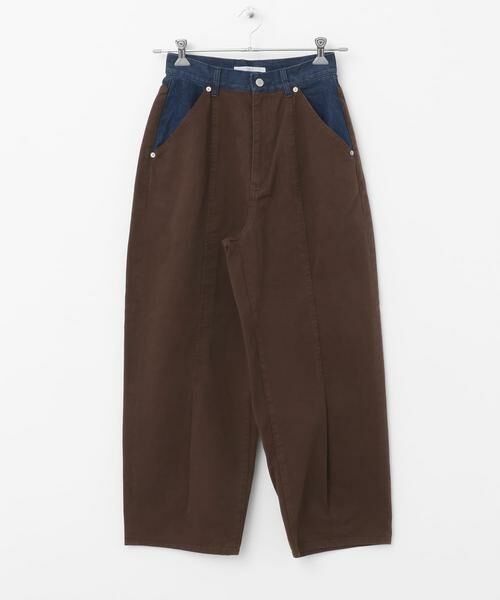 KBF / ケービーエフ その他パンツ | 『2サイズ展開』バイカラーコクーンパンツ | 詳細8