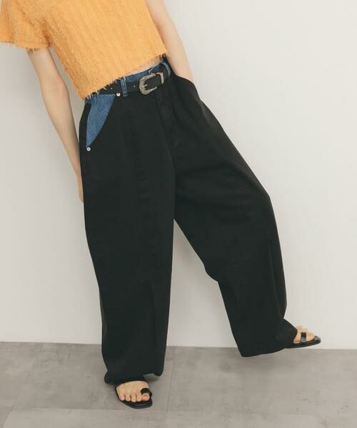 KBF / ケービーエフ その他パンツ | 『2サイズ展開』バイカラーコクーンパンツ | 詳細16