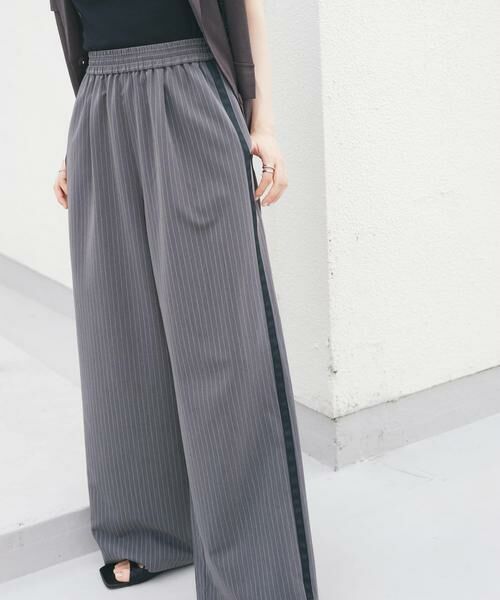KBF / ケービーエフ その他パンツ | ストライプラインイージーパンツ | 詳細13