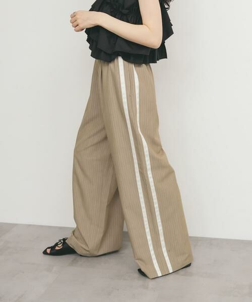 KBF / ケービーエフ その他パンツ | ストライプラインイージーパンツ | 詳細25