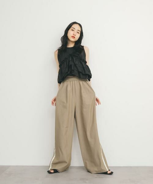 KBF / ケービーエフ その他パンツ | ストライプラインイージーパンツ | 詳細27