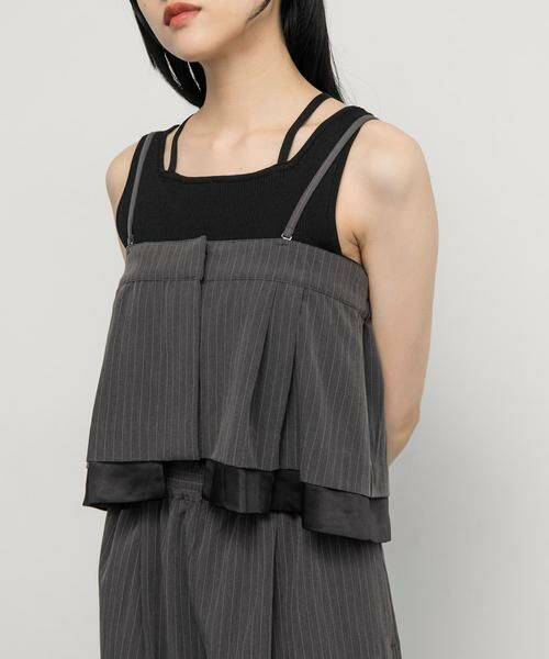 KBF / ケービーエフ ワンピース | マルチビスチェSETイージーワイドパンツ | 詳細9