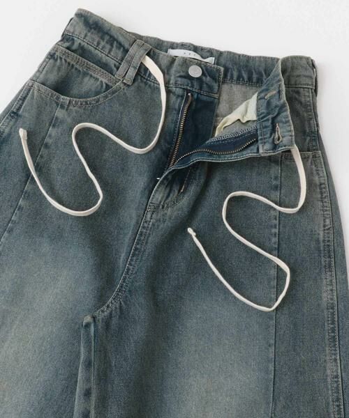 KBF / ケービーエフ デニムパンツ | 『2サイズ展開』ドローストリングデニム | 詳細9