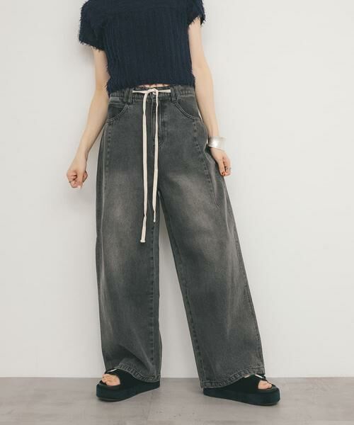 KBF / ケービーエフ デニムパンツ | 『2サイズ展開』ドローストリングデニム | 詳細17