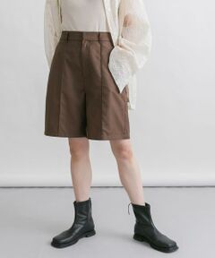 KBF / ケービーエフ ショート・ハーフ・半端丈パンツ | ピンタックショートパンツ