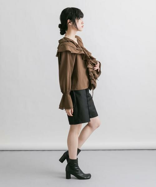 KBF / ケービーエフ ショート・ハーフ・半端丈パンツ | ピンタックショートパンツ | 詳細15