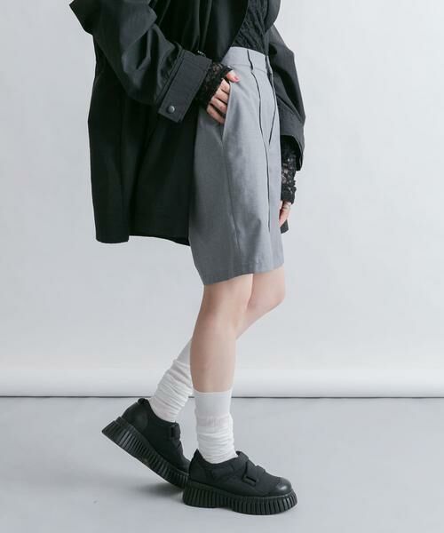KBF / ケービーエフ ショート・ハーフ・半端丈パンツ | ピンタックショートパンツ | 詳細29