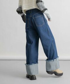 KBF / ケービーエフ デニムパンツ | ロールアップワイドデニム