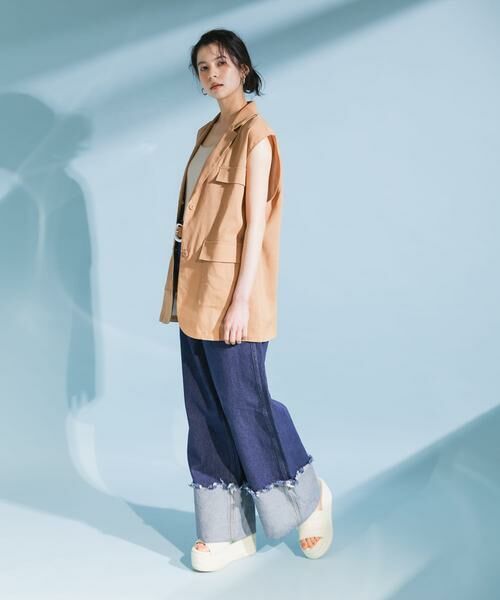 KBF / ケービーエフ デニムパンツ | ロールアップワイドデニム | 詳細8