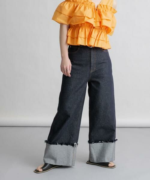 KBF / ケービーエフ デニムパンツ | ロールアップワイドデニム | 詳細19