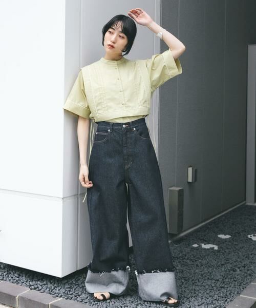 KBF / ケービーエフ デニムパンツ | ロールアップワイドデニム | 詳細25