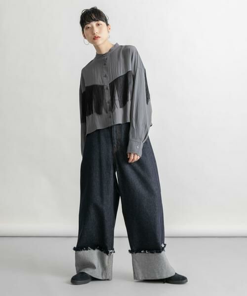 KBF / ケービーエフ デニムパンツ | ロールアップワイドデニム | 詳細27