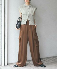 KBF / ケービーエフ その他パンツ | サテンカーゴパンツ