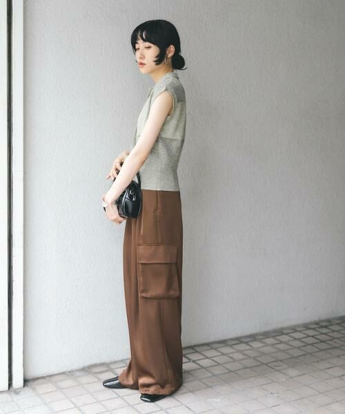 KBF / ケービーエフ その他パンツ | サテンカーゴパンツ | 詳細1