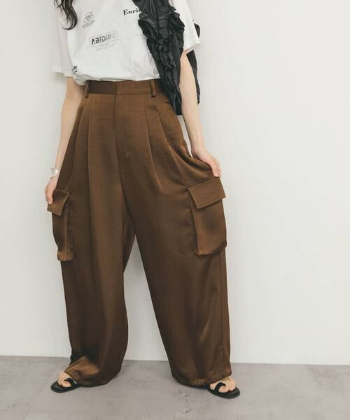KBF / ケービーエフ その他パンツ | サテンカーゴパンツ | 詳細2