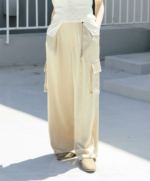 KBF / ケービーエフ その他パンツ | サテンカーゴパンツ | 詳細24