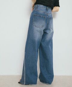 KBF / ケービーエフ デニムパンツ | 『2サイズ展開』ジャガードラインデニム