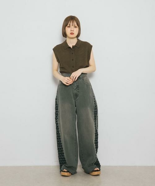 KBF / ケービーエフ デニムパンツ | 『2サイズ展開』ジャガードラインデニム | 詳細3