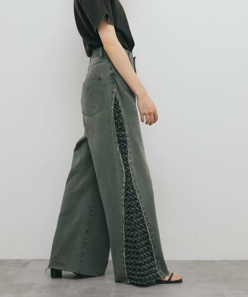 KBF / ケービーエフ デニムパンツ | 『2サイズ展開』ジャガードラインデニム | 詳細5