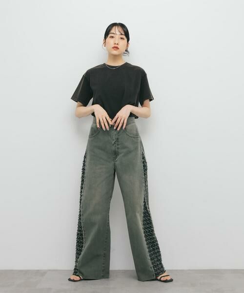 KBF / ケービーエフ デニムパンツ | 『2サイズ展開』ジャガードラインデニム | 詳細7