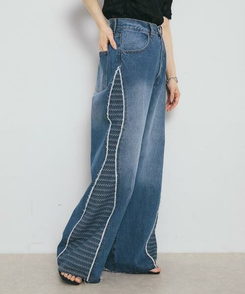 KBF / ケービーエフ デニムパンツ | 『2サイズ展開』ジャガードラインデニム | 詳細15