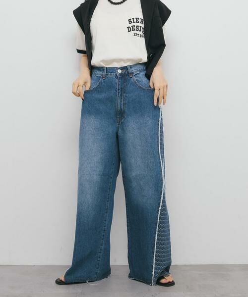 KBF / ケービーエフ デニムパンツ | 『2サイズ展開』ジャガードラインデニム | 詳細18