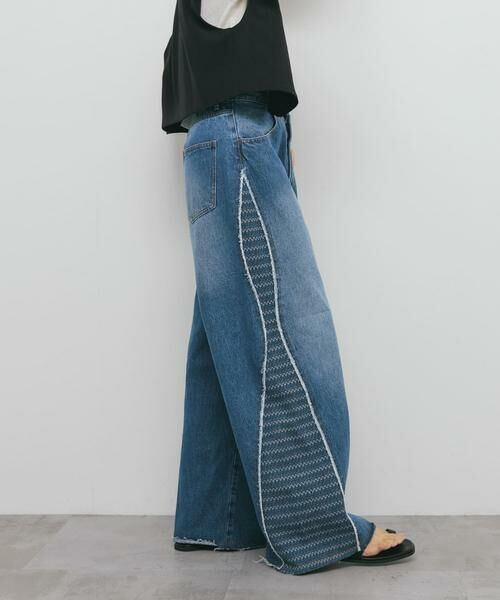 KBF / ケービーエフ デニムパンツ | 『2サイズ展開』ジャガードラインデニム | 詳細19