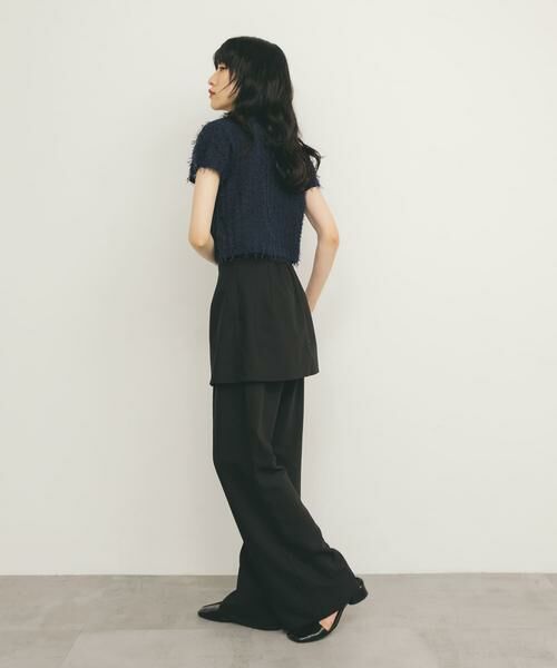 KBF / ケービーエフ その他パンツ | 『2サイズ展開』スカートレイヤードフレアパンツ | 詳細5